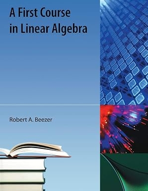Cover of 'A First Course in Linear Algebra' 